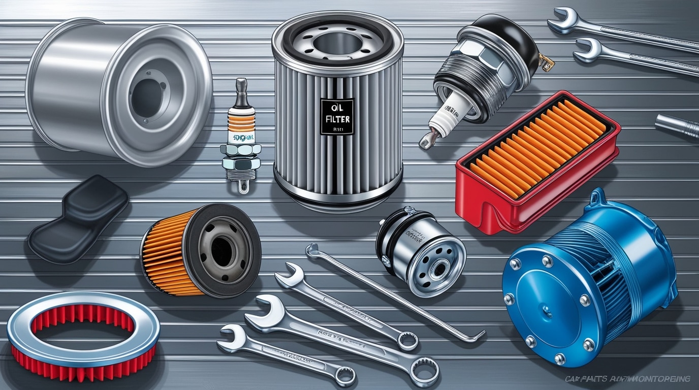 Essential car parts for maintenance